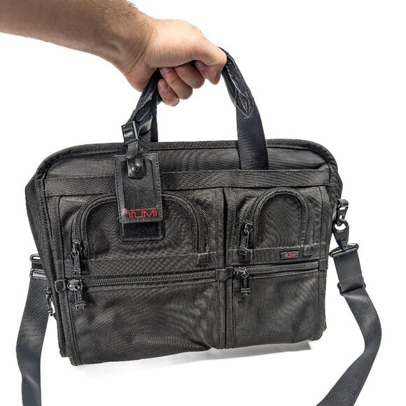 TUMI Extendable Rip-Stop Tactical Travel Laptop Briefcase - Picture 16 of 16